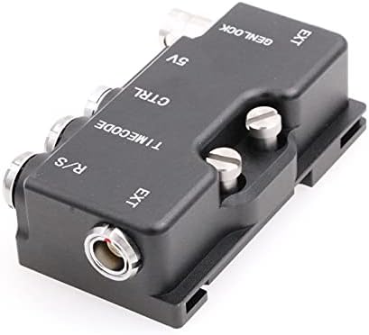 ZBLZGP EXT 9-PIN Splitter B-Box до R/S временски код Ctrl 5V Genlock Multi-Function Box за црвена KMODO камера