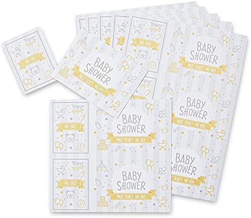 Бебешки карти за игри за туширање на наградни билети
