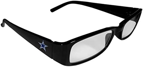 Siskiyou Sports NFL Далас каубои унисекс печатени очила за читање, 2,25, црна, една големина