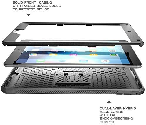 SupCase [Unicorn Beetle Pro Series] Случајот дизајниран за iPad Pro 9,7 инчи, со вграден заштитник на екранот [тешка должност] со целосен