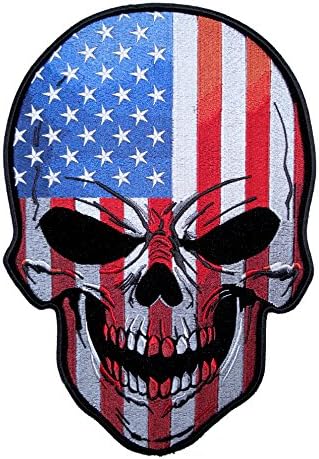 Кожа Врховен патриотски американско знаме череп велосипедисти