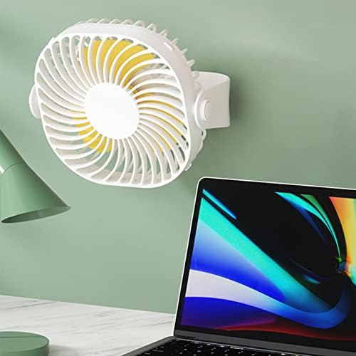 Aufmer Portable Desktop Electric Fan, USB fansубители на работната површина, преносни мали обожаватели на отворено за канцеларија, спална соба,