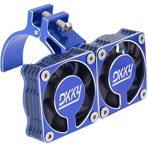 Вентилатор за ладење на моторот RC со прилагодлива монтажа на 47-51мм, DKKY 4010 Двојни вентилатори за ладење со голема брзина 15000 вртежи