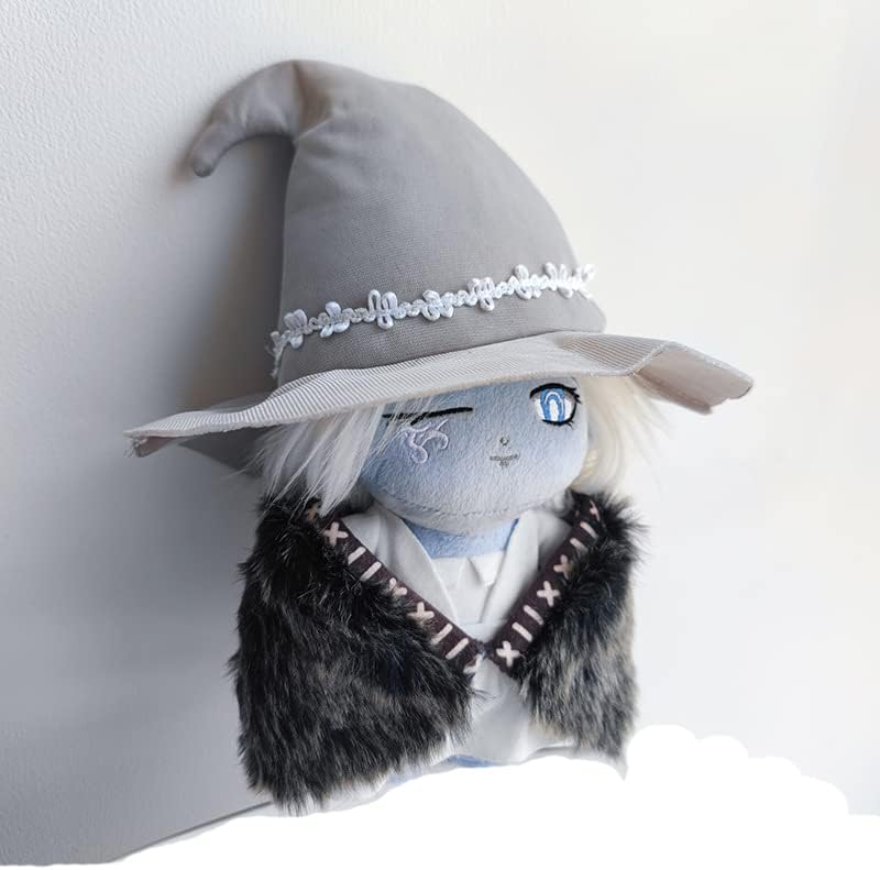 Lslrad Elden Ring Plush Ranni The Witch Doll Pillow Отстранлив капа на капаче од 9,84 инчи игра фанови и пријатели на пријатели, бело