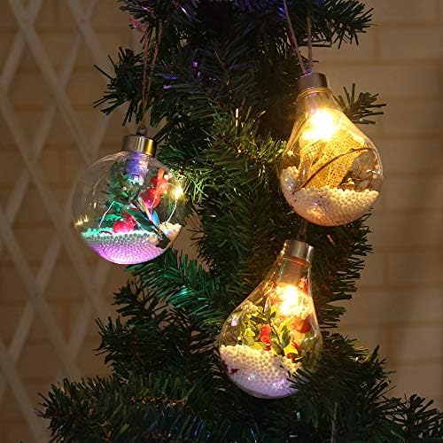 LED сијалица за бакарна жица Божиќни светла сијалица јаже јаже виси ламба Божиќни декорации светла што висат