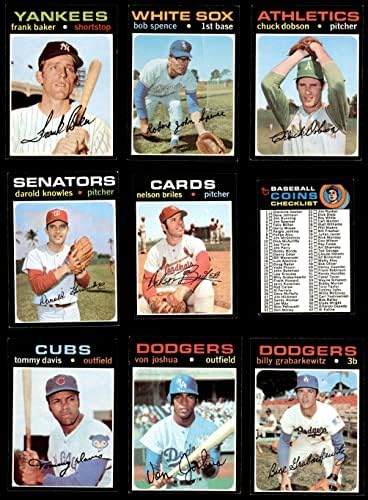 1971 Топс Бејзбол 100 стартер за стартување на картички/Лот екс/МТ+