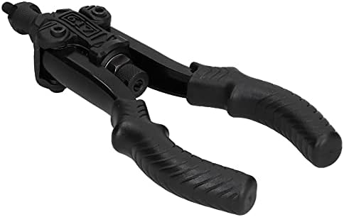 Алуминиумски челични рачни пиштоли за ореви, рачни алатки за поставување поставени со мандери M3 M4 M4 M6 M8 M10 M12 Вкупна должина