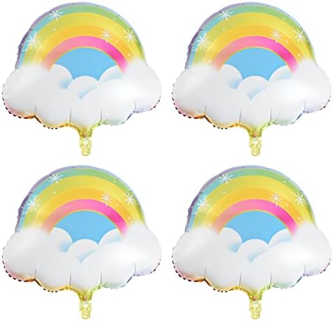 Хаиопс Облак Виножито балони 4 парчиња балони со фолија за роденденска забава