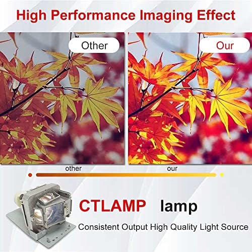 CTLAMP A+ квалитет BL-FP285A Замена на проекторот за замена на ламбата со куќиште компатибилно со Optoma WU465 EH465 W460 X460 EH460ST EH461
