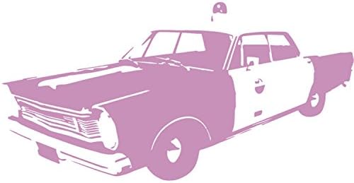ポッシュデコ wallstyle + Ѕид Налепница Гроздобер Автомобил 450mm x 850mm ws-168 виолетова розова