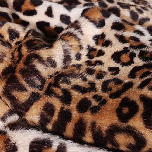 Maseенски моден леопард со палто тенки и високи крзно крзнени палта долги глуждови со преголема јакна отворена предна кардиганска облека