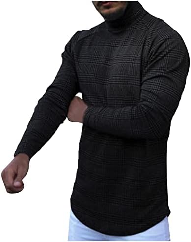 Dudubaby mens волна џемпер преголем џемпер за машки желки со долг ракав тенок пулвер џемпер -џемпер -блуза блуза Топ