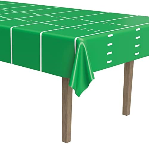 Beistle 3piece игра на ден фудбалски манжети, 54 x 108,, зелено/бело