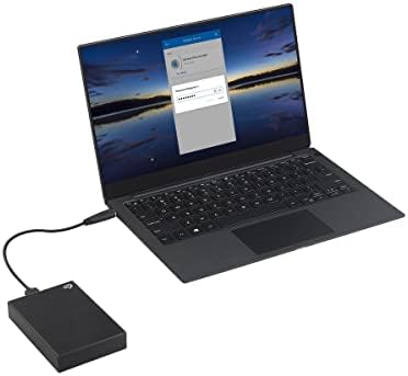 Seagate Еден Допир, 5TB, Пренослив Надворешен Хард Диск, Компјутер Лаптоп &засилувач; MAC USB 3.0, Црна, 1 Година Miliocreate, 4 Mo