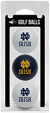 Team Golf NCAA Регулатива Големина на голф топки, 3 пакувања, целосна боја на отпечаток во боја