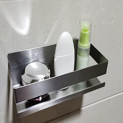 Бања за туширање за туширање бања кујна корпа за туширање кади решетката, рѓосана бања складирање лебдечки полици, монтиран туш агол правоаголна