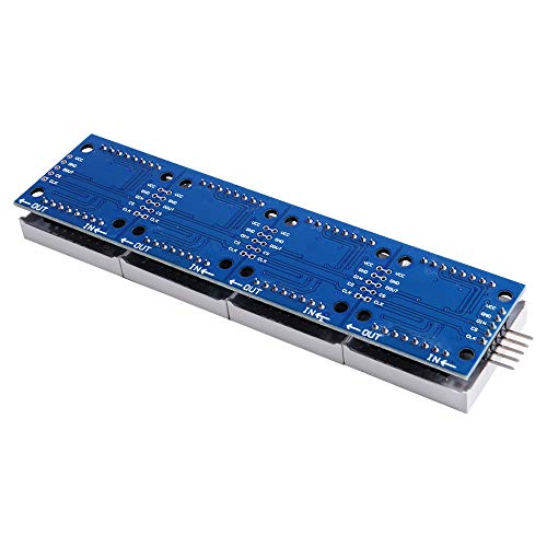 Geeekpi 2pack Max7219 8 x 32 точки матрица MCU 4 во 1 LED модул за приказ за Arduino Raspberry Pi