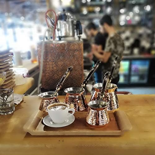 Трговија со патики од свила - ACC серија - рачно зачукувана турска грчка арапска ерменска сад за бакар кафе/ тешка манжетна кафе -производител