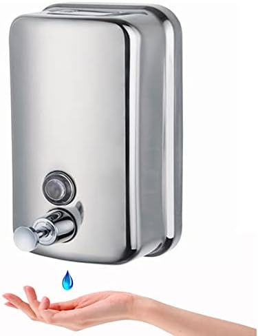 Комерцијален сапун диспензер wallид Монт 304 диспензер за сапун од не'рѓосувачки челик за тоалетот за тоалети кујна хотелска школа