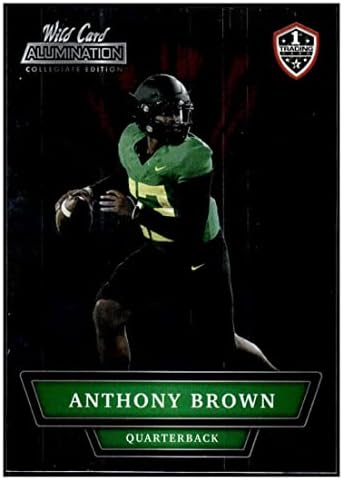 Ентони Браун РЦ 2021 Алуминација на диви картички нула дебитант 3 Равенс НМ+ -МТ+ НФЛ фудбал