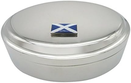 Шкотска Знаме Приврзок Овална Ситница Накит Кутија