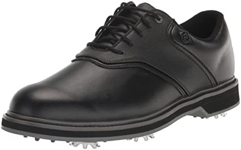 Footjoy Men's FJ Originals голф чевли, црна/црна, широка 10