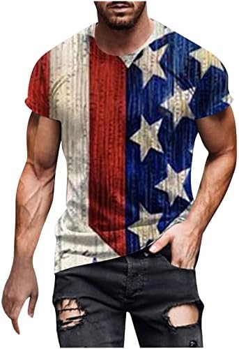 Копче за копче на Lcepcy, патриотски копче до кошули Машка американска маичка маица Менс патриотски маички големи и високи