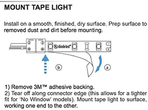 Диода LED Blaze ® Основи 200 LED Лента Светлина 12V 2700K 16.4 ft 2.93/ft Калем
