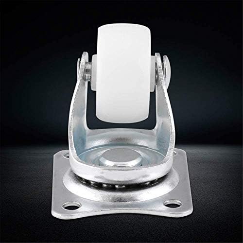 Xzgden Superior 4 Universal Swivel Cators 1 Тркала бело тркало од рицинус за мебел ван столици со галванизирана површина