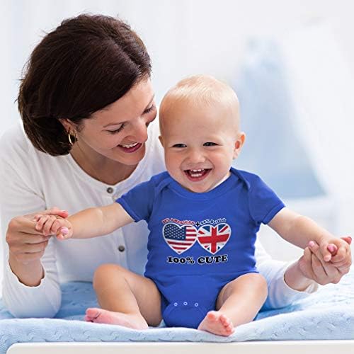 Прилагодено бебешко тело 50% британски + Американец = слатко смешно момче и облека за девојчиња