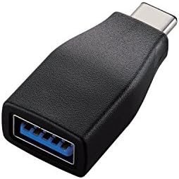 Elecom USB-C Адаптер за конверзија C-A Femaleенски [црна] USB3-AFCMADBK
