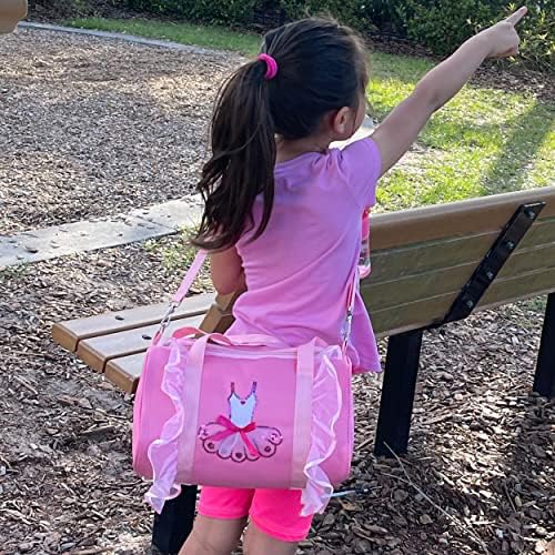 Балетска торба за танцување за мали девојчиња Балерина розова торба за танцување дете за танцување гимнастика латинска танц јога чешма