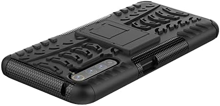 Заштита на заштитниот случај на телефон со лов, компатибилен со Oppo Realme 6 Pro, TPU + PC браник хибриден воен степен солиден случај, отпорен
