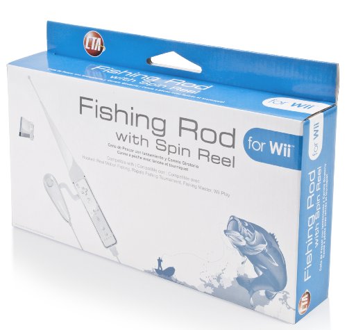 Wii Риболов Прачка Со Спин Фрлија Ролна