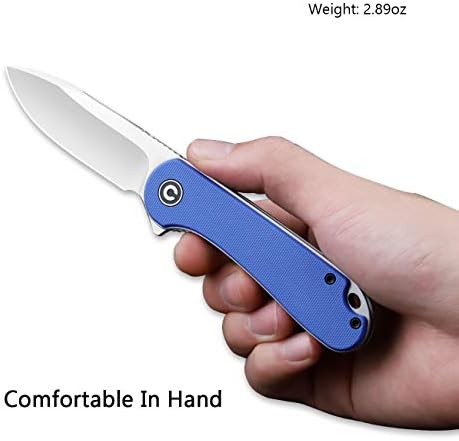 Civivi ножеви елемент за виткање џеб нож 2.96 D2 сатен сечило, G-10 се справува со C907F
