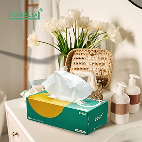 Хомелија - хартиени крпи - крпи за рачни за еднократна употреба за бања - хартиени крпи 12 пакувања на големо - хартиени рачни крпи