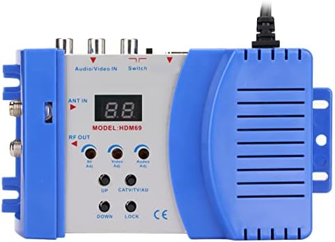 DPOFIRS VHF/UHF MODULATOR-AV во RF Converter HDMI модулатор-PAL/NTSC ТВ формат излез-HD AV до RF модулатор за домашна телевизија