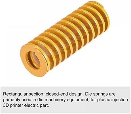 Uxcell 3D печатач умираат пролет, 22мм ОД 60мм долги спирално печат на светло за компресија на светло за компресија, калапи за умирање на