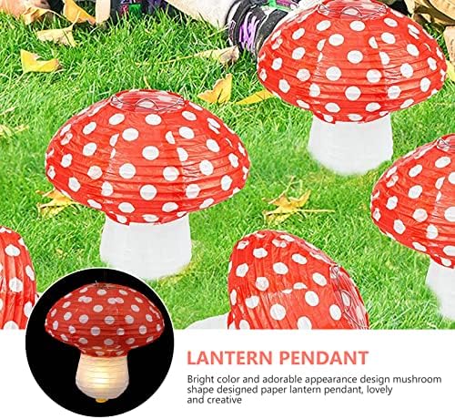 3Д печурки Фенер во форма на печурки во форма