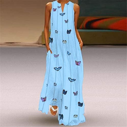 Летни фустани со adhowbew за жени 2023 година со памук со кратки ракави, облечена во плажа, обична мода, плус големина на одмор за одмор