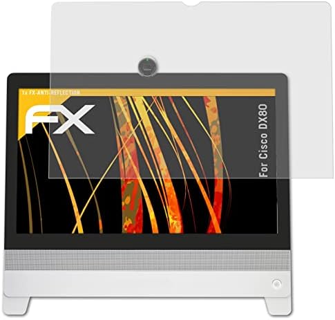Заштитник на екранот Атфоликс компатибилен со филмот за заштита на екранот Cisco DX80, анти-рефлективен и шок-апсорбирачки FX FX
