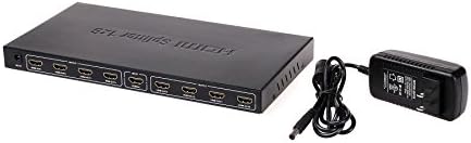 UGE HDMI Splitter 1x8 Порти 8 порта 3D Full HD засилувач Splitter Поддршка 1080P 480P 576P 720P 1080I Резолуции