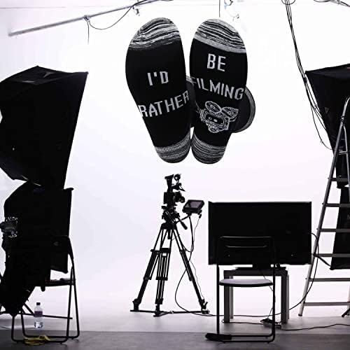 Џхзсо Повеќе Би Сакал Да Снимам Филм Камера Чорапи Подарок За Режисер Видеограф Писател