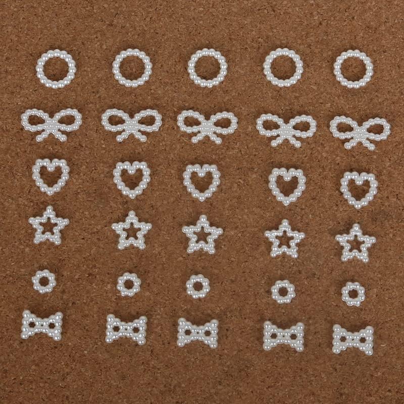 3dabs бисер разновиден DIY маникир накит лак во форма на срцев хибриден гел сјај на ноктите декорација 100 парчиња