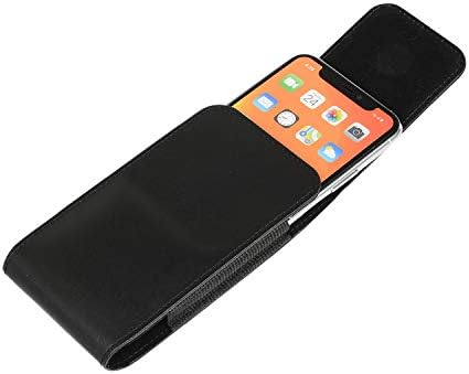 Телефонски клип кутија машка кожна појас за клип, футрола, компатибилен со iPhone 11 Pro, XS, 12, 12 Pro, Case Tephel Case, магнетна размавта,