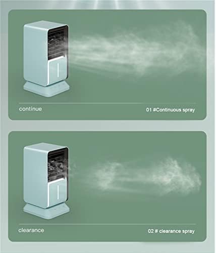 Inveesxkt климатик преносен преносен преносен климатик тајминг нем спреј ладилен екран на допир ноќ светло светло домаќинство електричен вентилатор