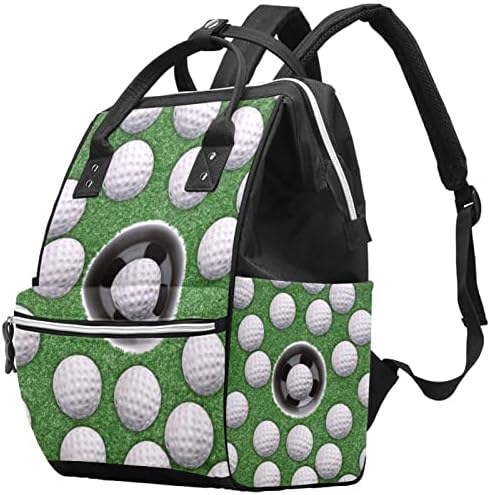 Ранец на торби за пелена VBFOFBV, NAPPY Променливите торби со повеќекратни пакувања Пакет, унисекс и стилски, зелено кафеава маскирна