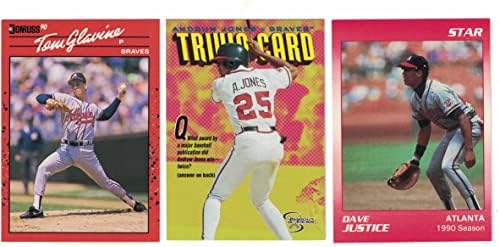 Бејзбол тим на Атланта / 2022 Топс, поставен со картички. *** Плус бонус картички на поранешни одлики на „Храбрите“: Дејвид правда, Андрув