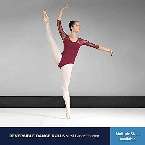 Вметнува Роско реверзибилна ролна за танцување | Ниско-рефлексија Винил Марли танц за вежбање и изведба на безброј стилови на танцување