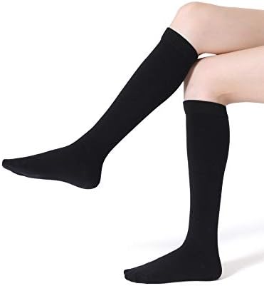 Фитрел 4 Спакувајте Женски Чорапи Високи Колена Обични Чорапи Со Цевки